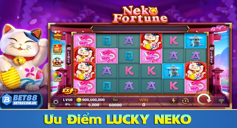 Ưu điểm khi chơi Slot Lucky Neko